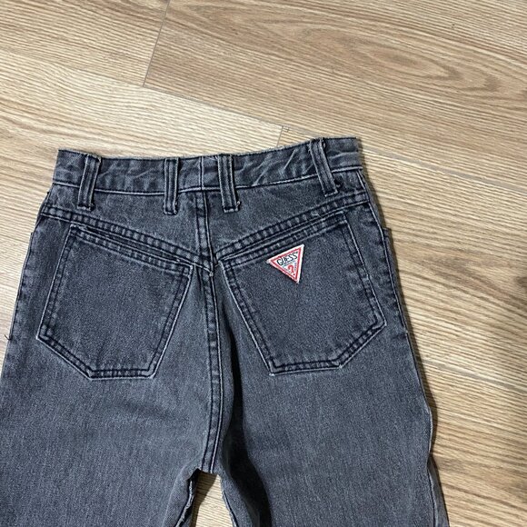 Vintage 80's Guess Jeans Faded Black Size 28 - Picture 7 of 11